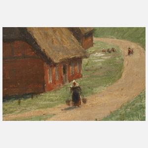 Otto Braune, "Sommertag an der Oste/Marsch"