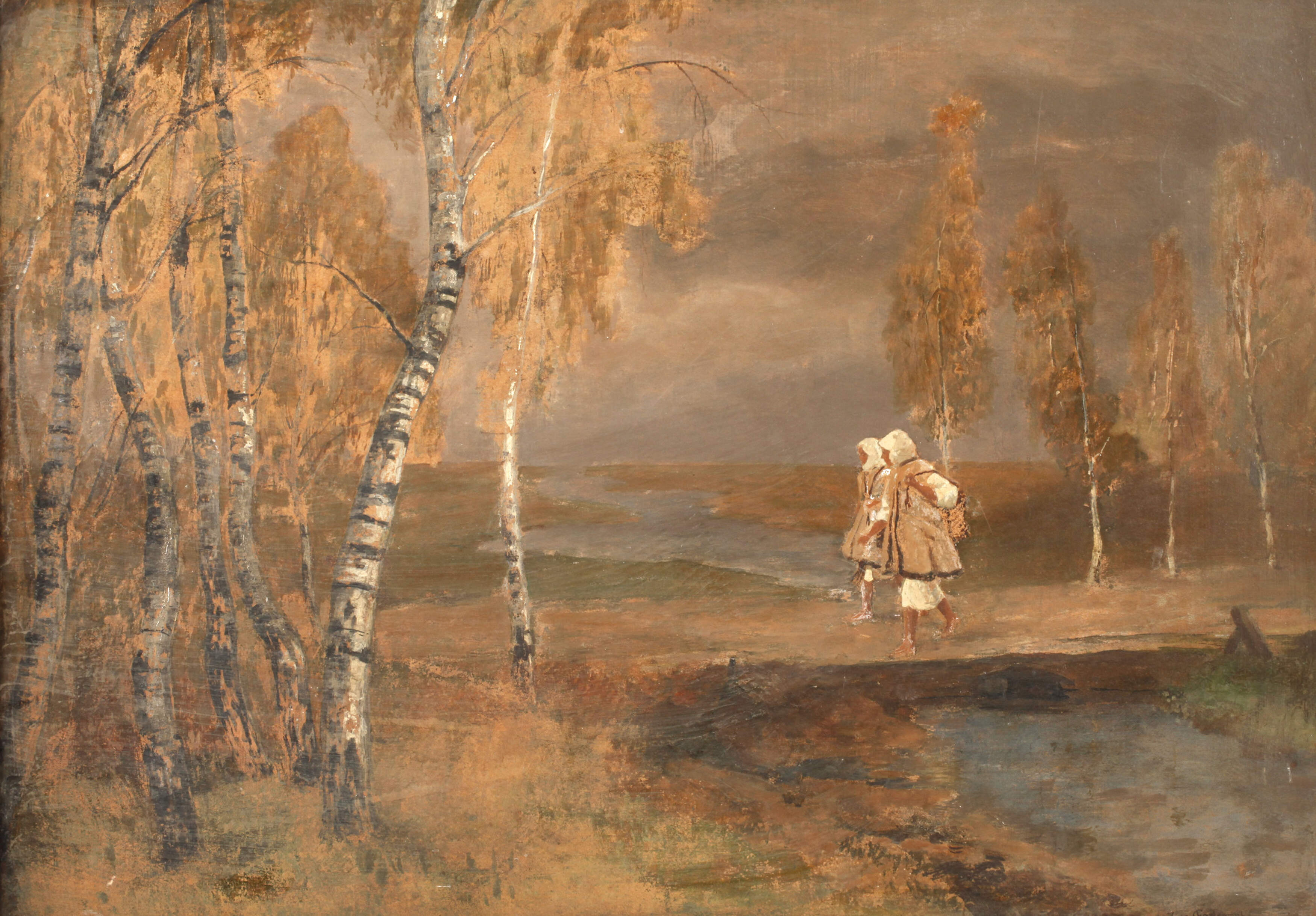 Hugo Charlemont, Mädchen im Birkenwald