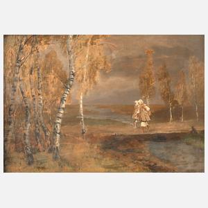 Hugo Charlemont, Mädchen im Birkenwald