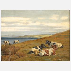 Rasmus Christiansen, Kühe am Hjarbaek Fjord