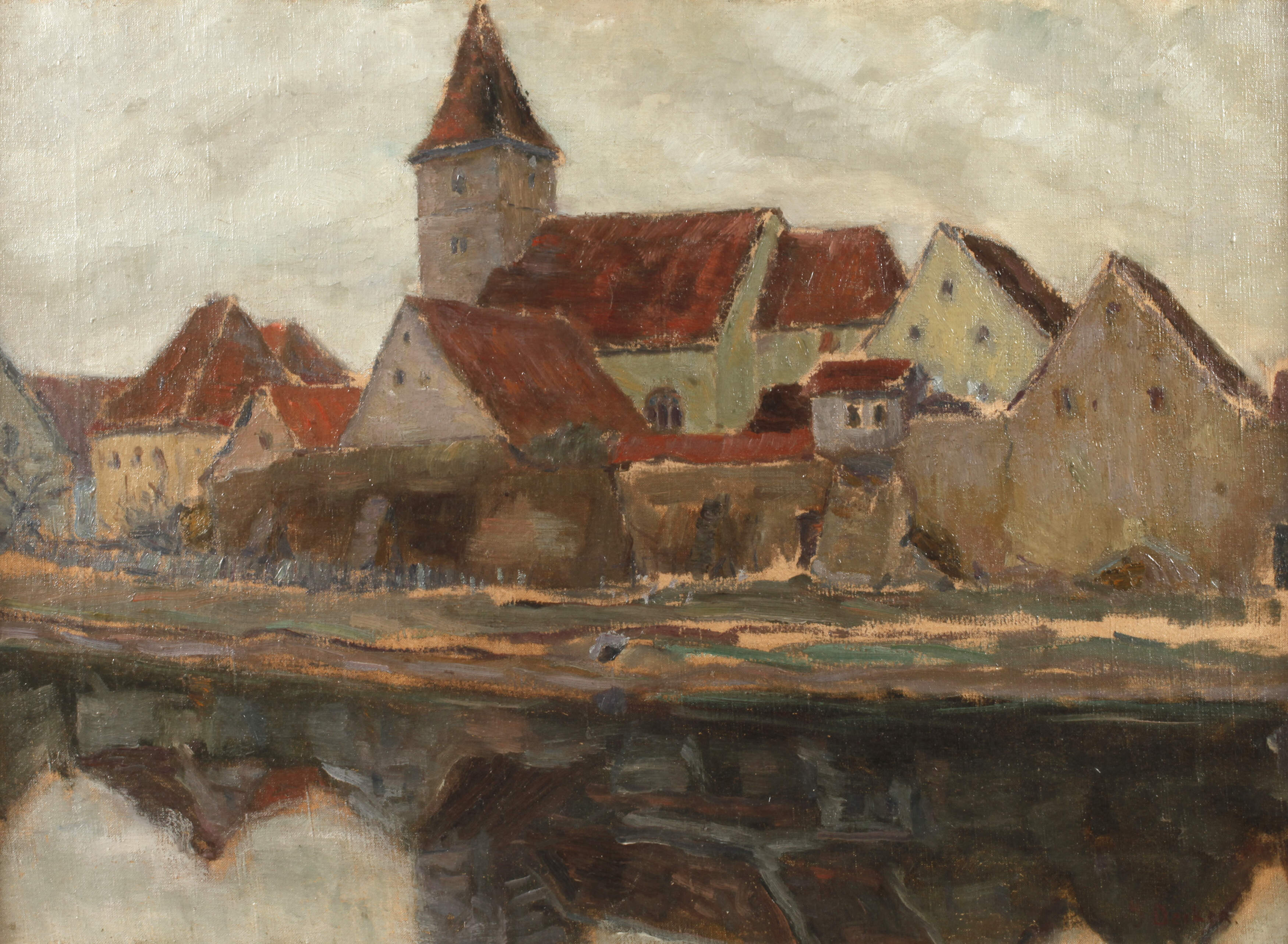 Gustav Decker, Kleinstadt am Fluss