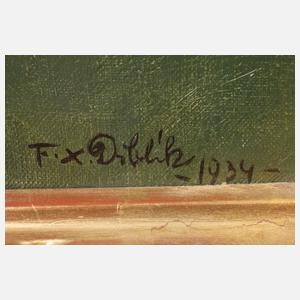 Frantisek Xaver Diblik, Tafelstillleben mit Figur