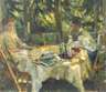 Fritz Faber, Junges Paar am Tisch