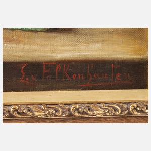 E. v. Falkenhausen, Stillleben mit Kirschen