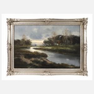 Gerhard Geidel, Abend am Fluss
