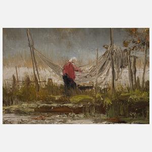 Gerhard Geidel, Fischerhütte am See