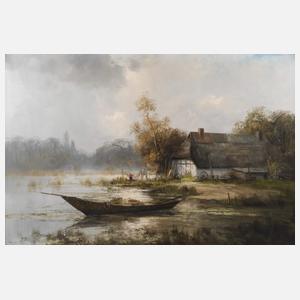 Gerhard Geidel, Fischerhütte am See