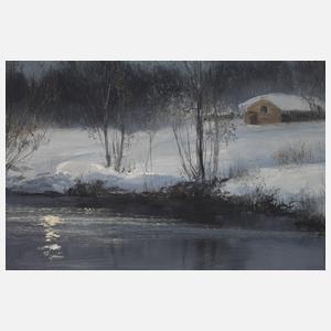 Gerhard Geidel, Winterliche Mondnacht