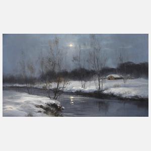 Gerhard Geidel, Winterliche Mondnacht