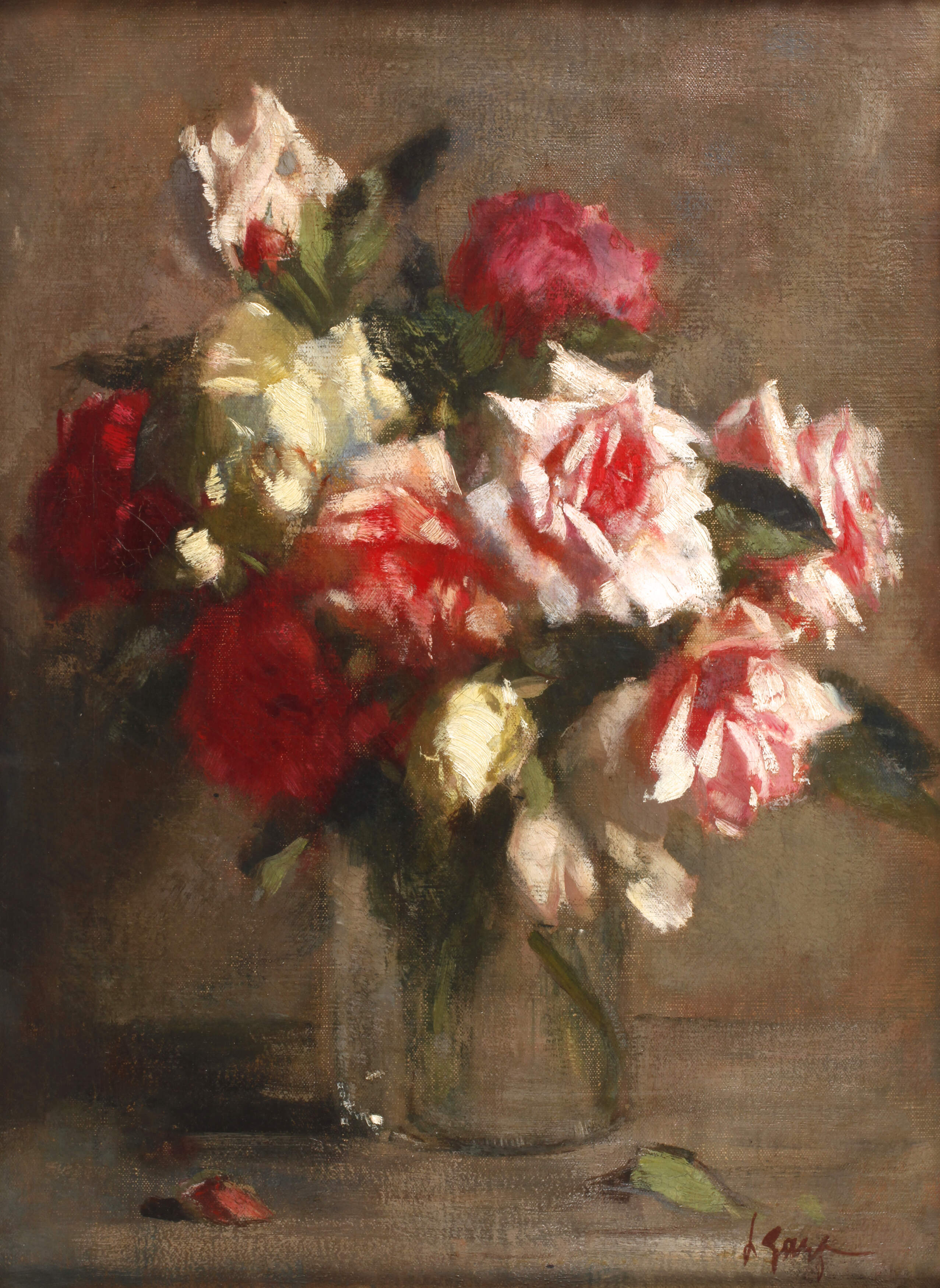 Salomon Garf, Stillleben mit Rosen