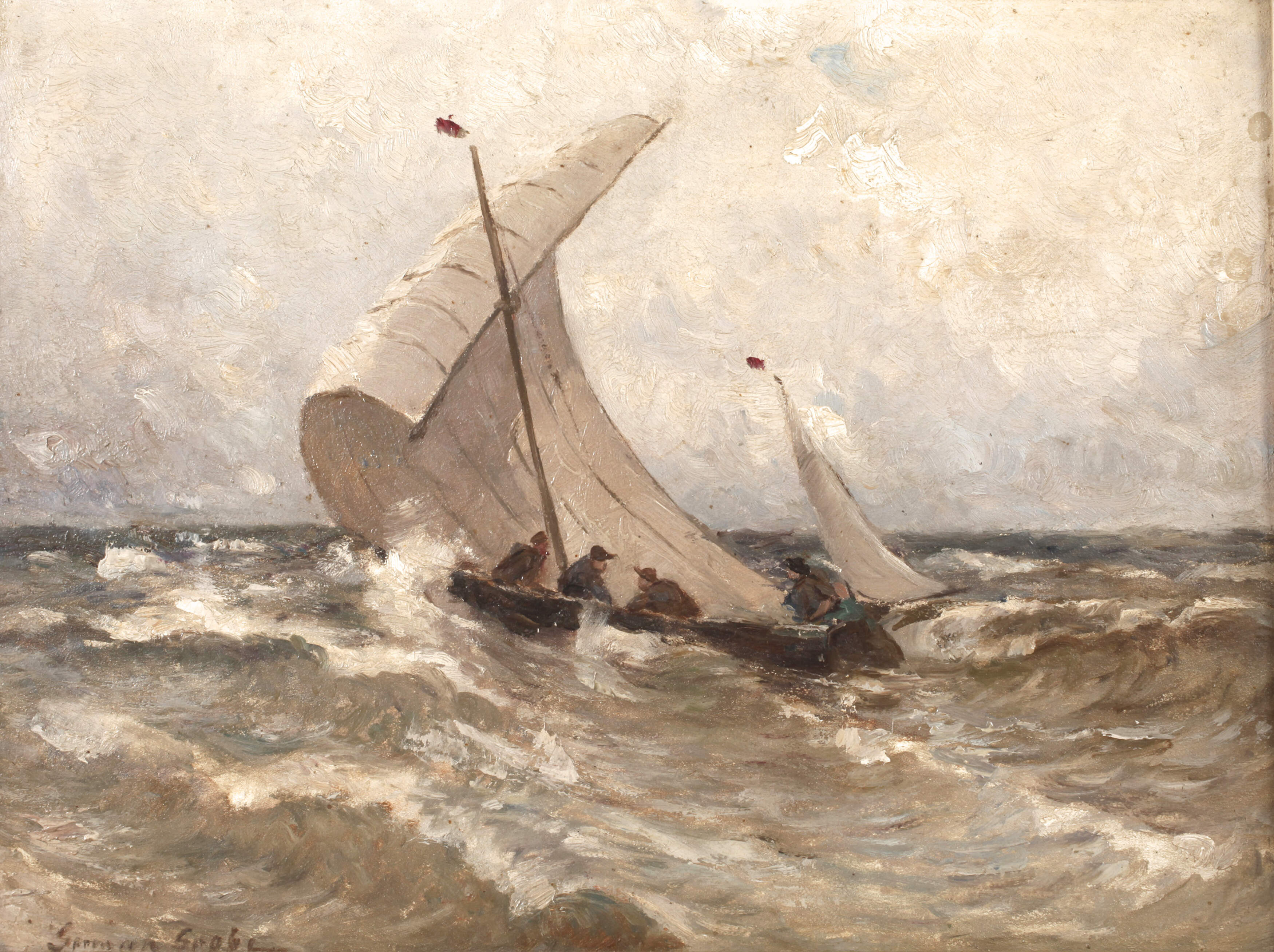 German Grobe, dramatisches Seestück