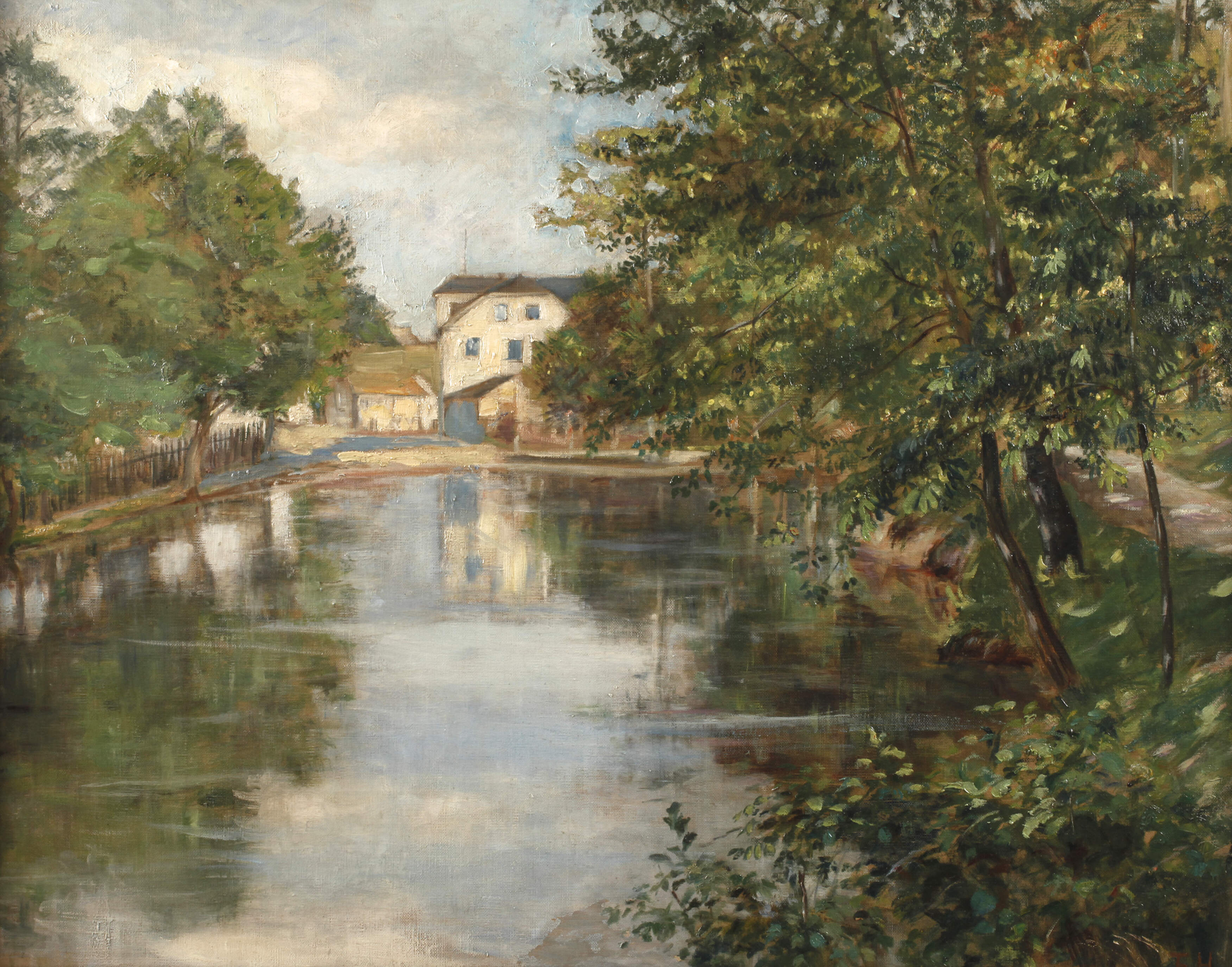 Theodor Hagen, "Bad Blankenhain – Am Badteiche"