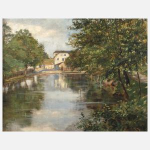 Theodor Hagen, "Bad Blankenhain – Am Badteiche"