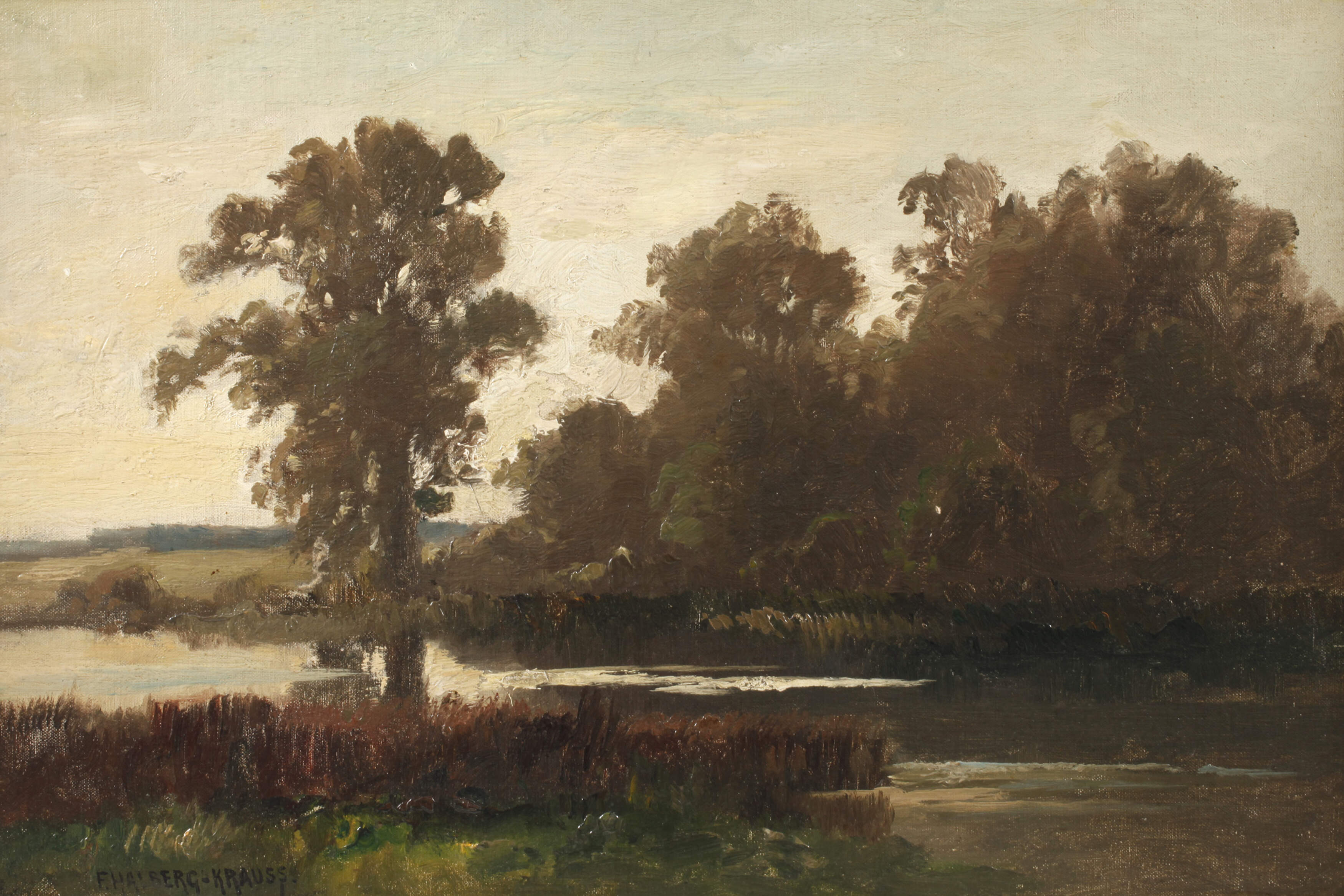 Fritz Halberg-Krauss, Landschaft bei Deggendorf