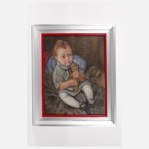 Richard Harlfinger, Junge mit Teddy