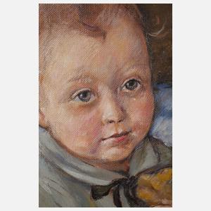 Richard Harlfinger, Junge mit Teddy