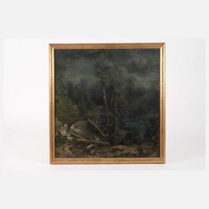 Josef Haunstetter, Gewitterlandschaft