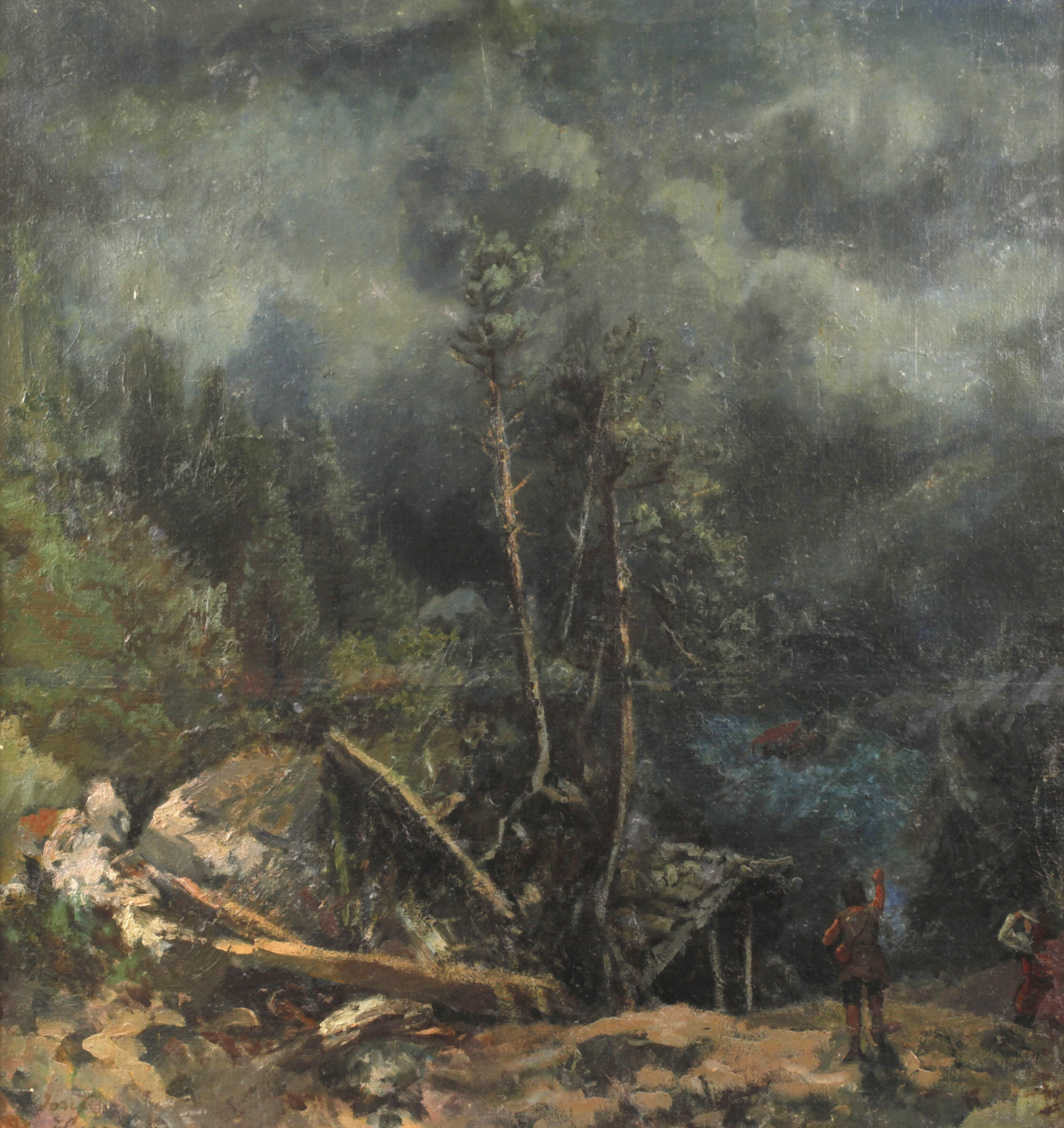 Josef Haunstetter, Gewitterlandschaft