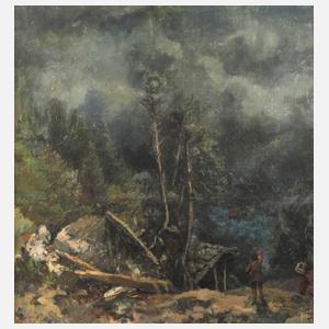 Josef Haunstetter, Gewitterlandschaft