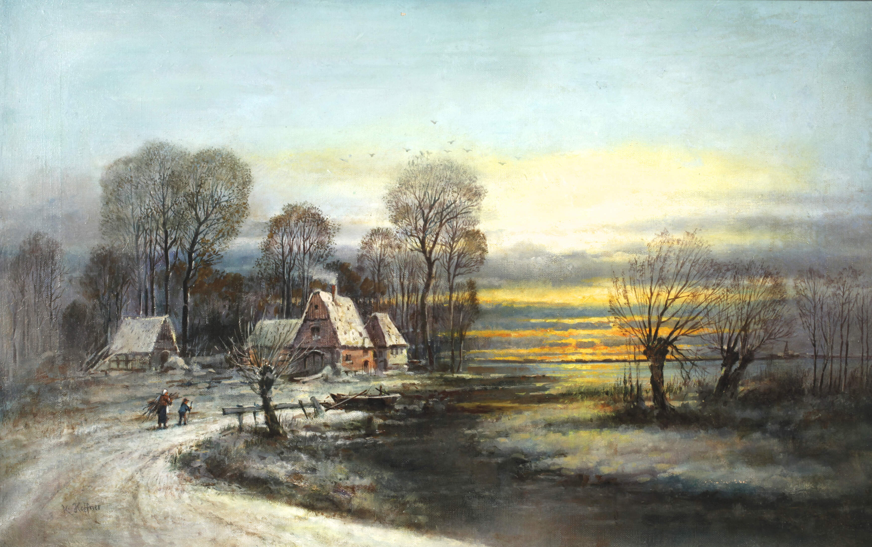 Karl Heffner, Winterabend