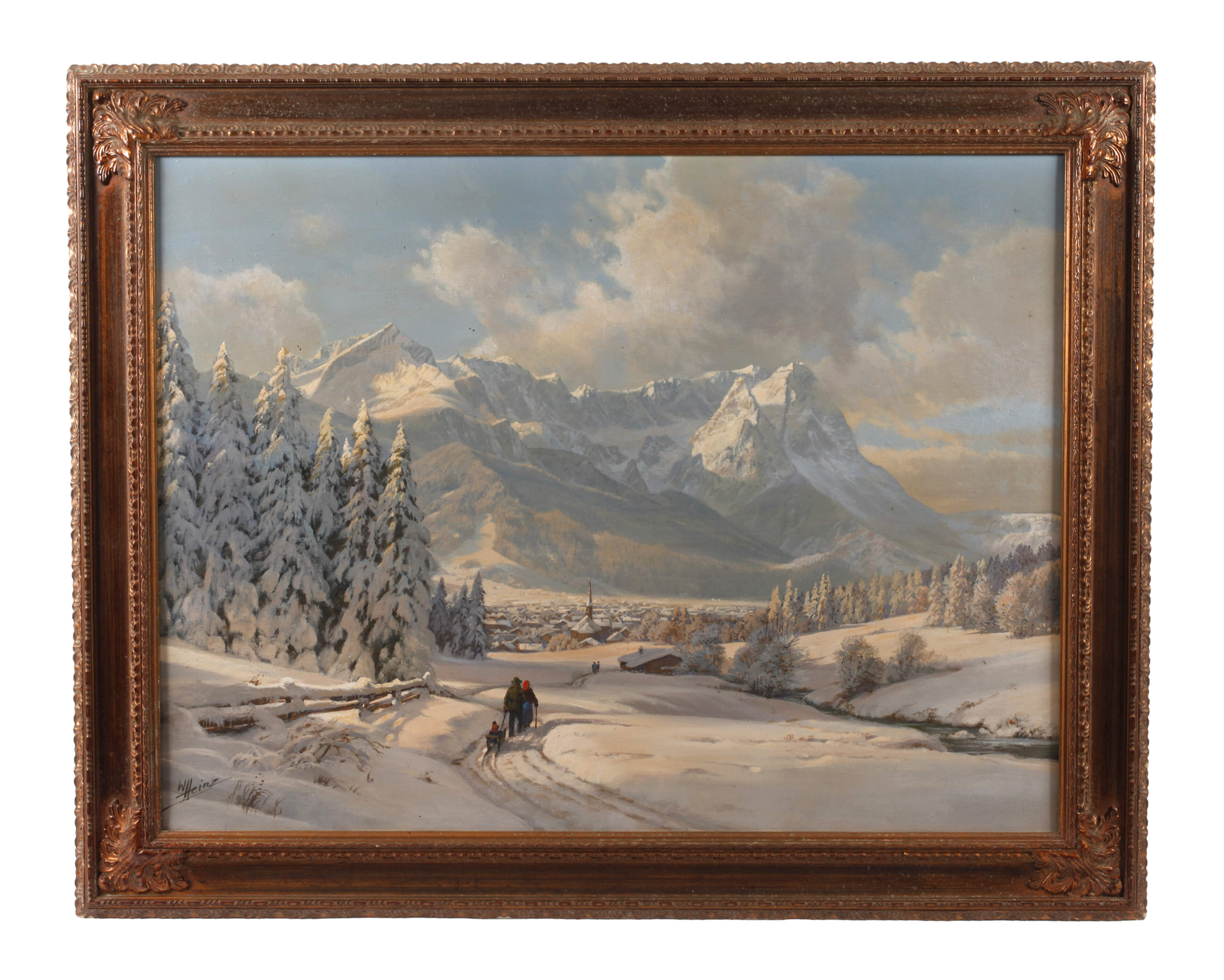 Wolfgang Heinz, Blick auf Partenkirchen
