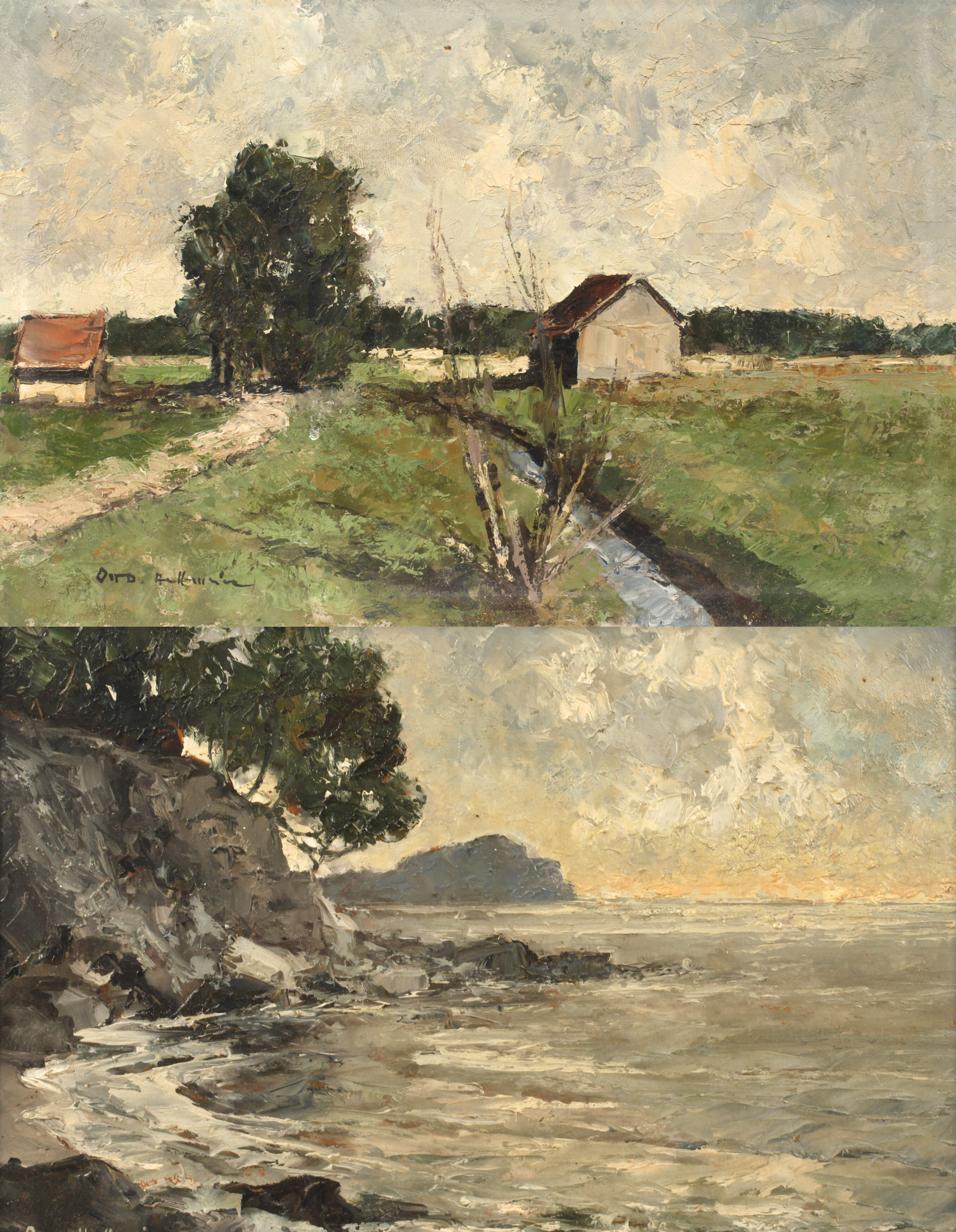 Otto Hellmeier, Paar Gemälde