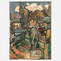 Hans Jüchser, "Kleine Parklandschaft mit Plastik"111