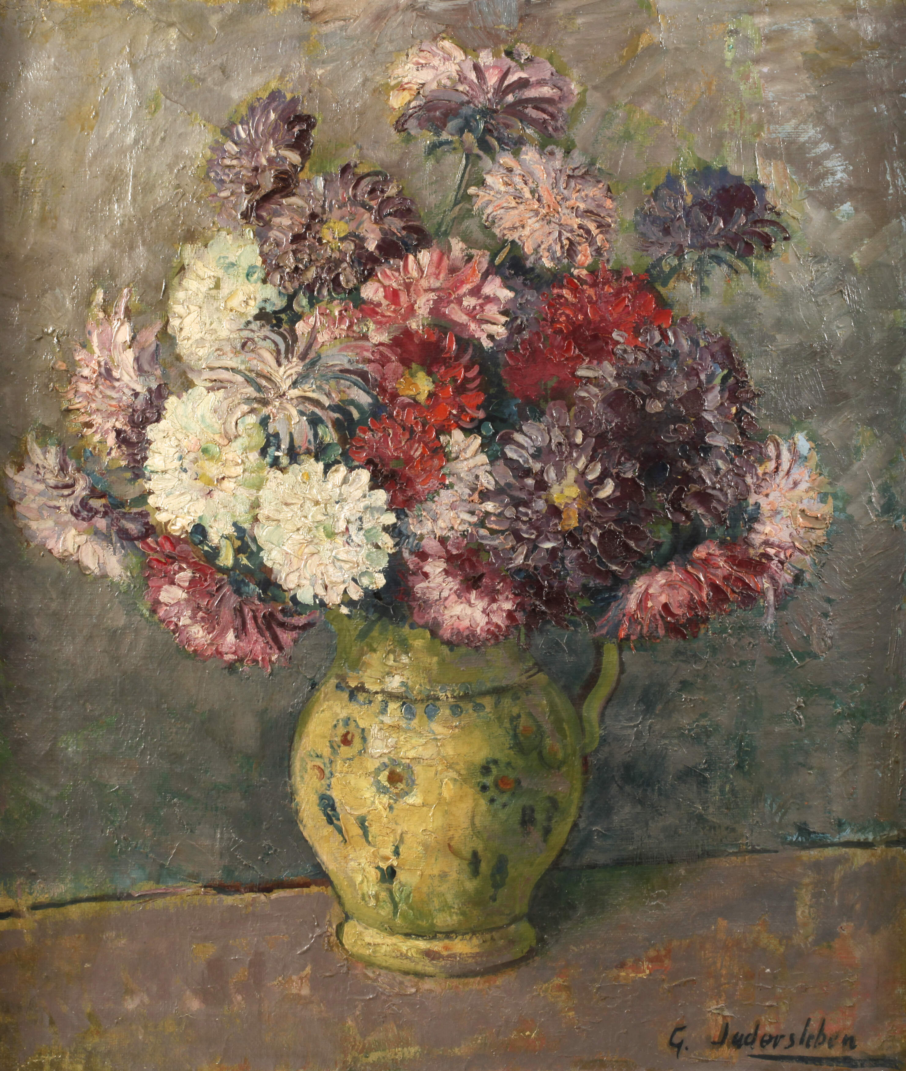 Georg Judersleben, Stillleben mit Blumen