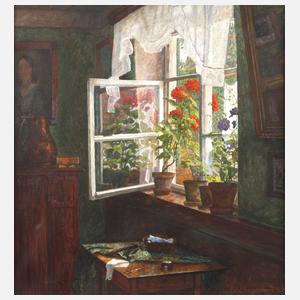 Paul Kauzmann, "Blumen am Fenster"