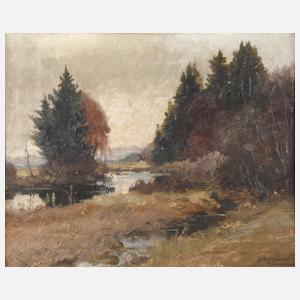 Josef Rolf Knobloch, Weiher am Waldrand