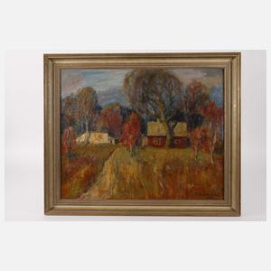 Piotr Komincz, Herbstliches Dorf