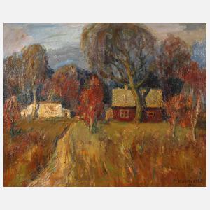 Piotr Komincz, Herbstliches Dorf