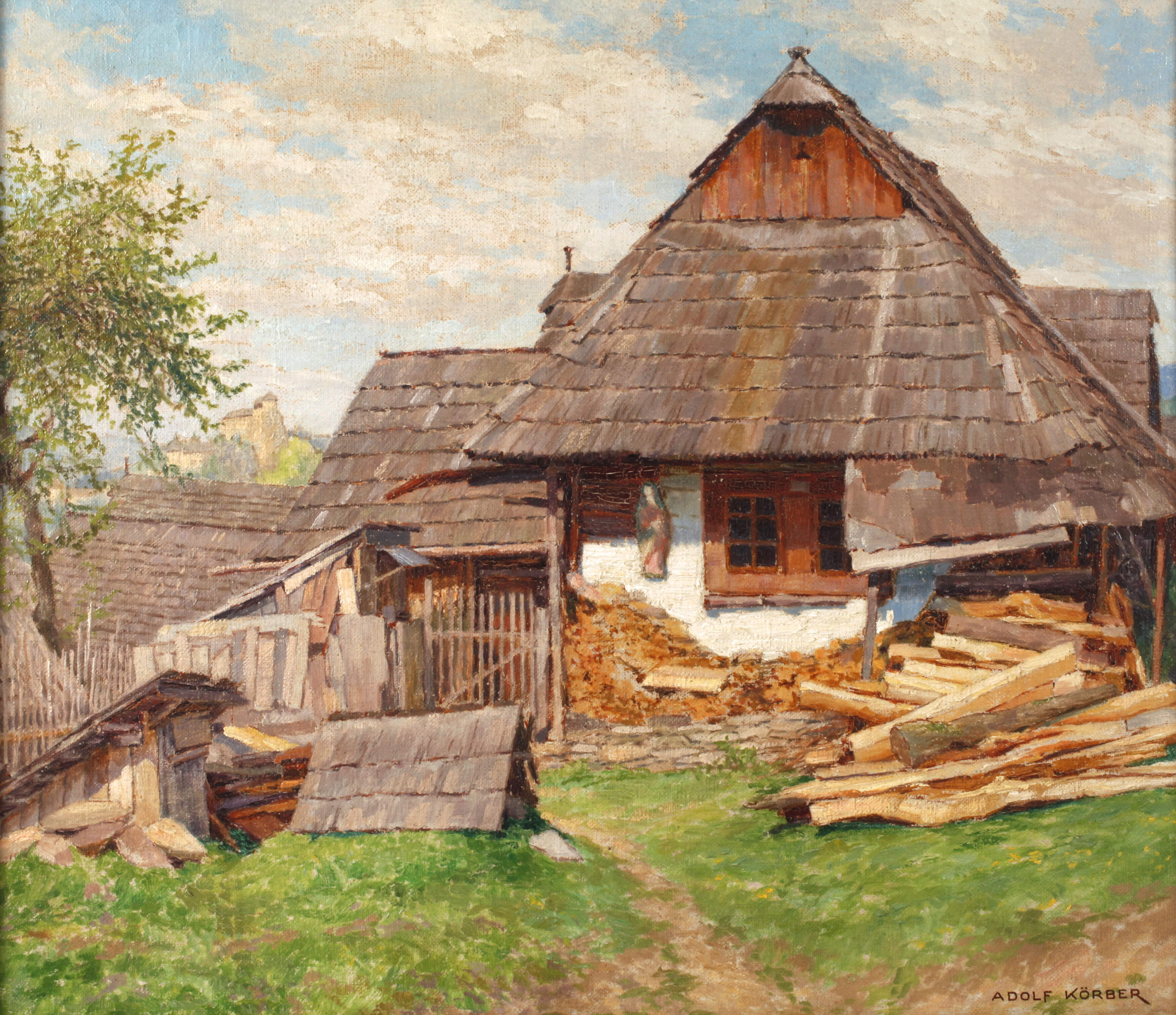 Adolf Körber, Sommerlicher Bauernhof