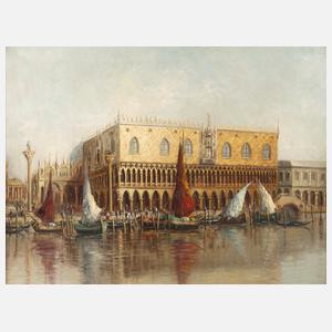 Wilhelm Kordes, Ansicht des Dogenpalastes in Venedig