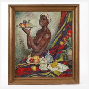 Heinrich Linde-Walther, Afrikanerin mit Früchten