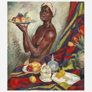 Heinrich Linde-Walther, Afrikanerin mit Früchten