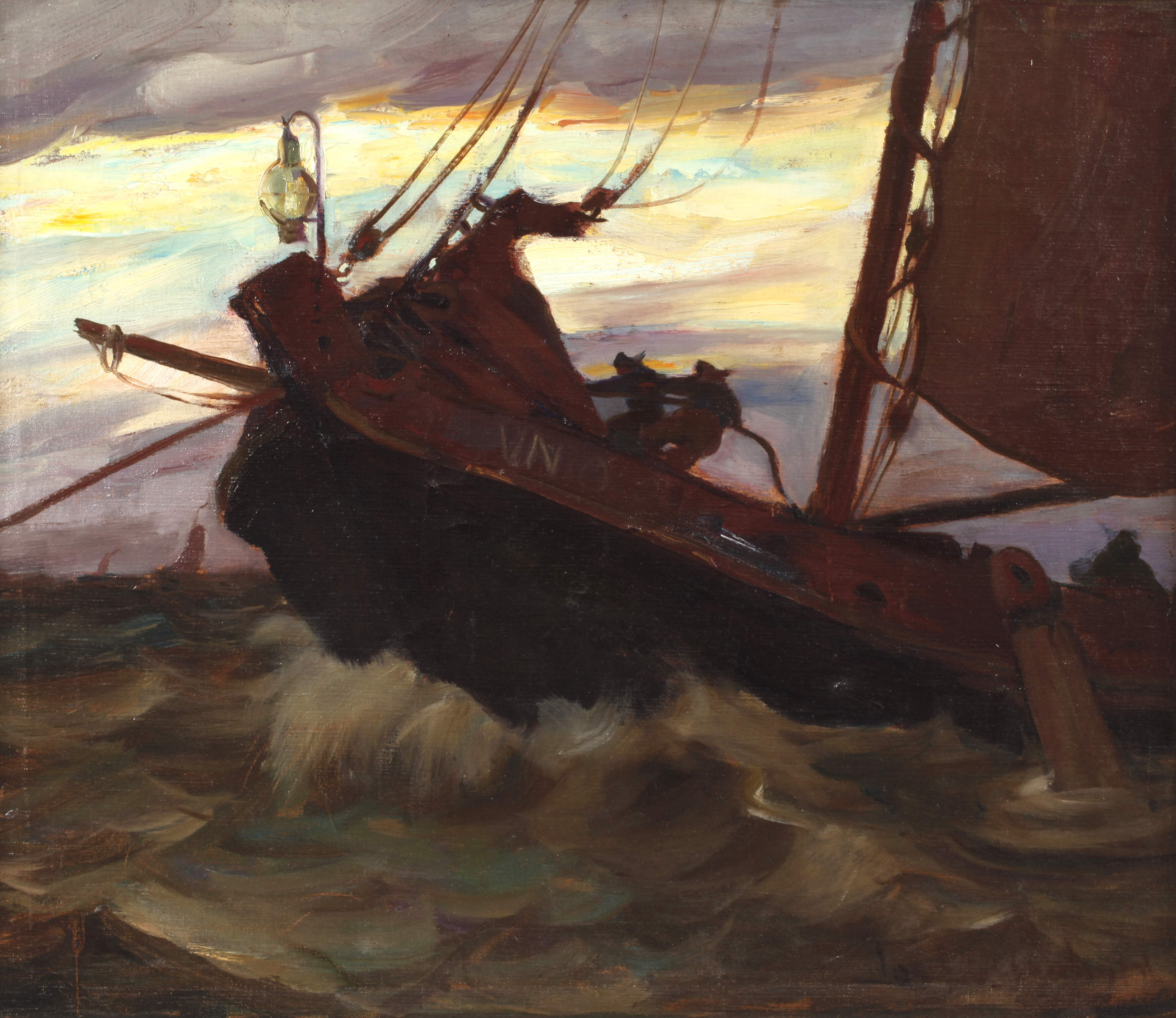 Jos Lussenburg, Dramatische Fischerszene