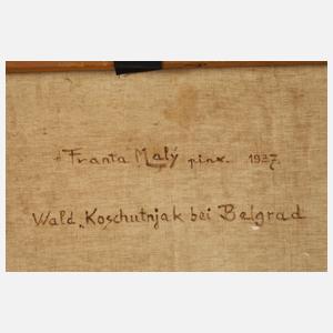 Franta Maly, Wald "Koschutnjak" bei Belgrad