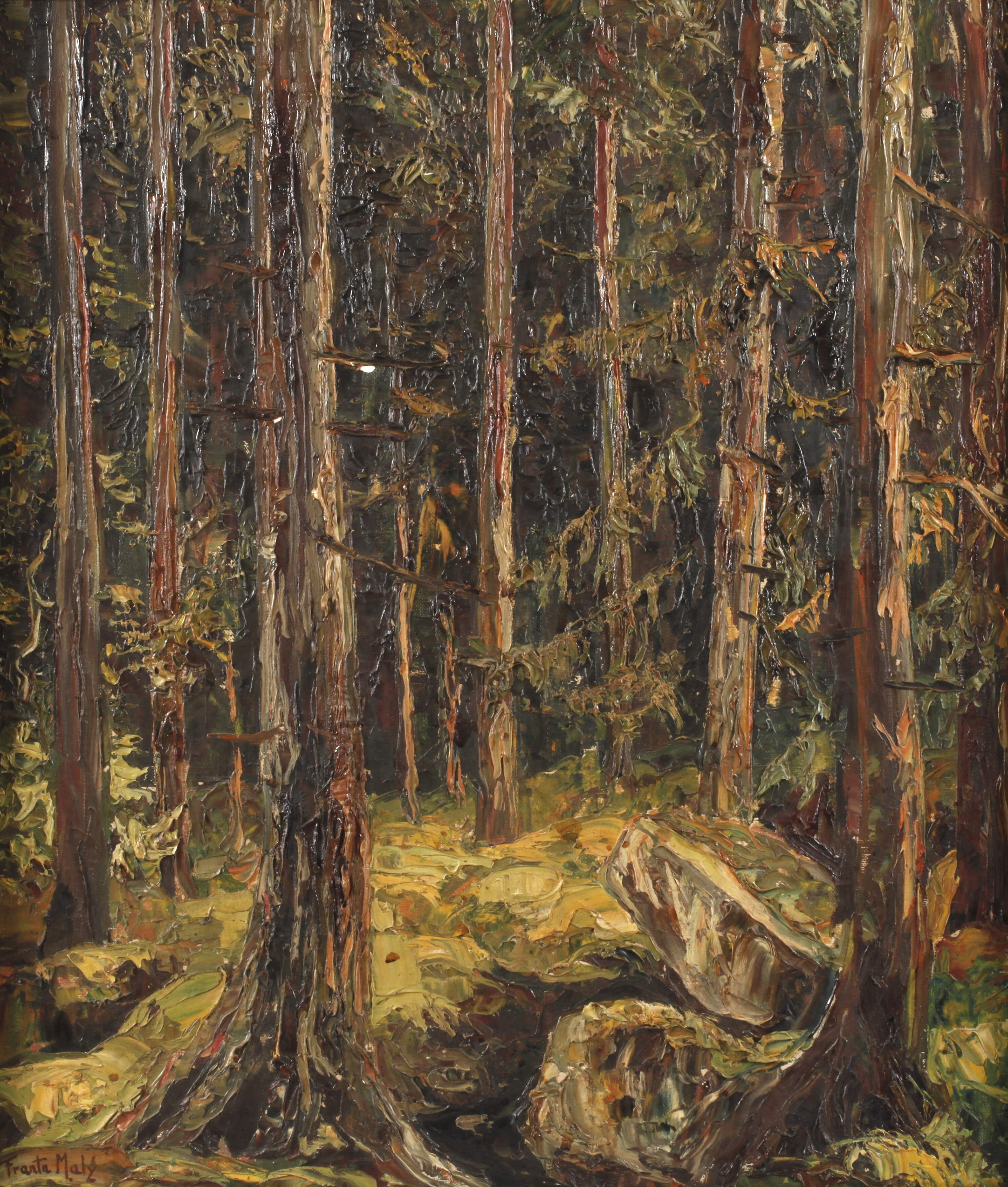 Franta Maly, Wald "Koschutnjak" bei Belgrad