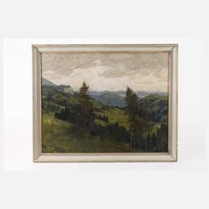 Lothar Rudolf Meilinger, "Blick vom Wendelstein ..."