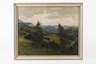 Lothar Rudolf Meilinger, "Blick vom Wendelstein ..."