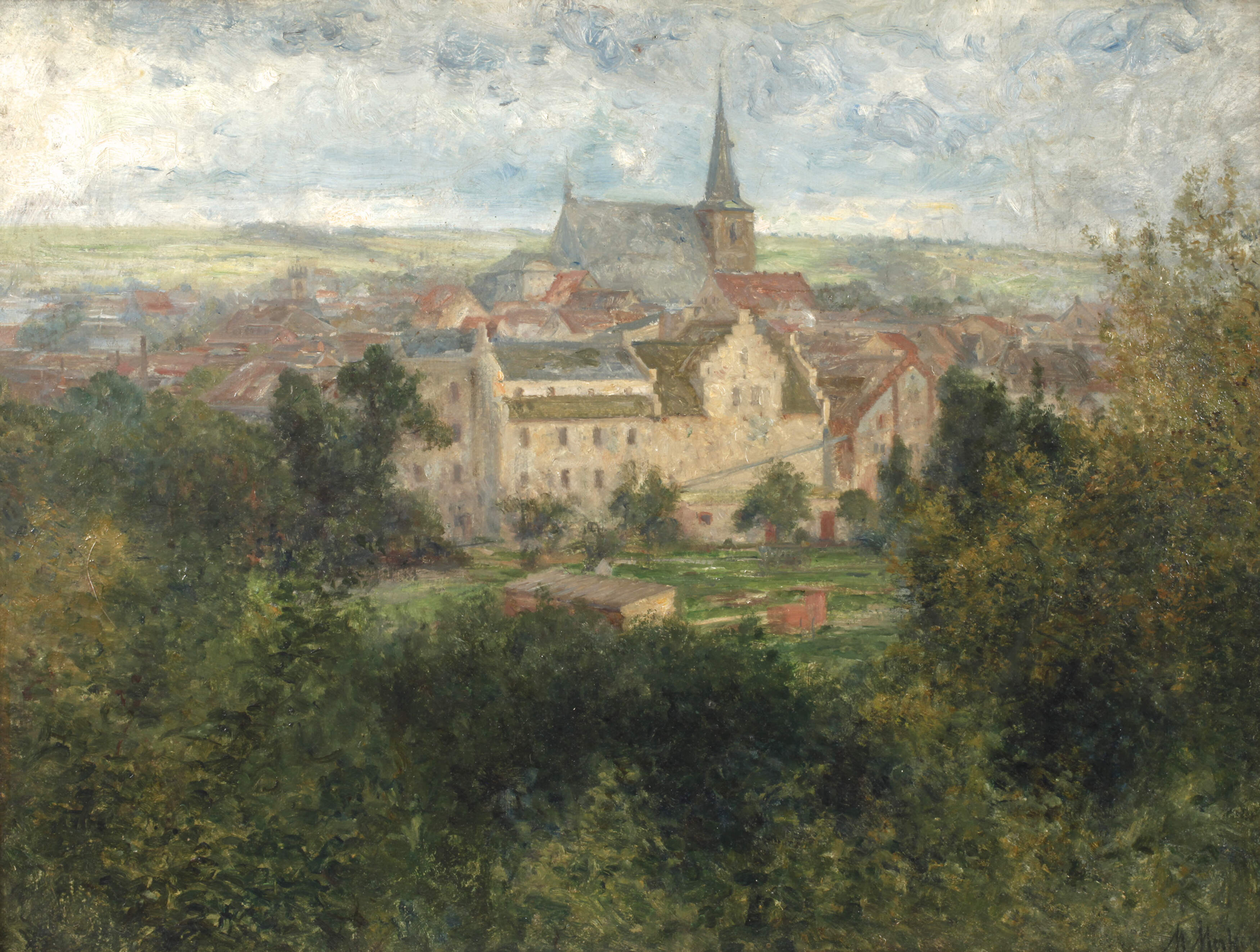 Max Merker, "Die Karlsmühle in Weimar ..."