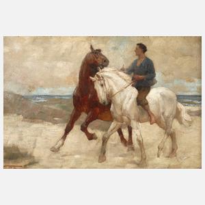 Franz Müller-Münster, Reiter am Strand