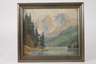 Hans Münnich, "Eibsee mit Zugspitze"