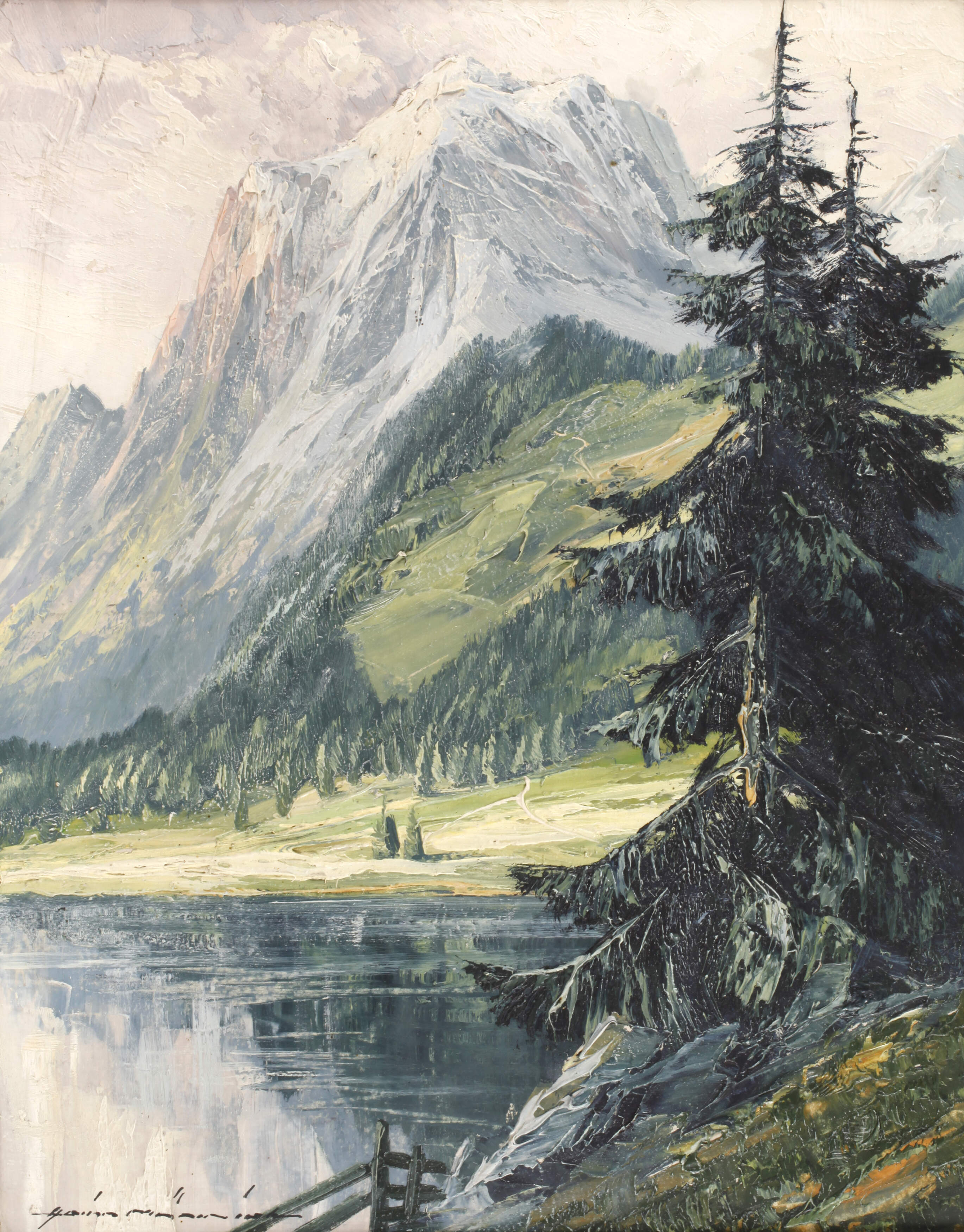 Heinz Münnich, Hintersee mit Reiteralpe