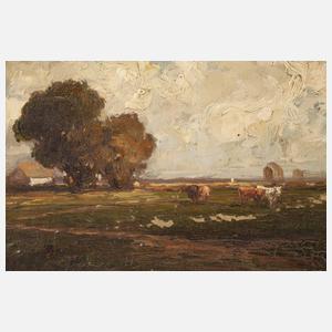 Heinrich Neppel, Bukolische Sommerlandschaft