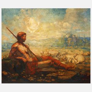 Willy Orth, Schweinehirte vor Dachau