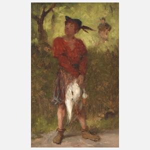 Theodor Poeckh, attr., "Der Gänsedieb"