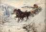 Gustav Prucha, Wilde Schlittenfahrt im Gebirge