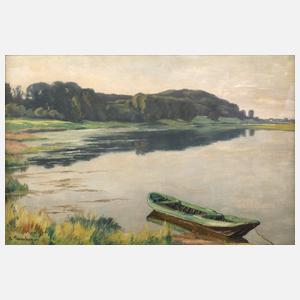 Alfred Rasenberger, "Kahn am Altrhein"